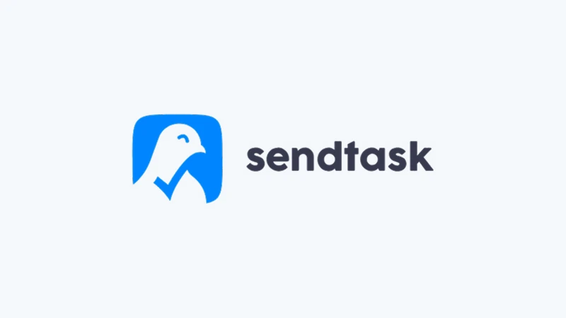 Sendtask identity with the blue bird app icon
