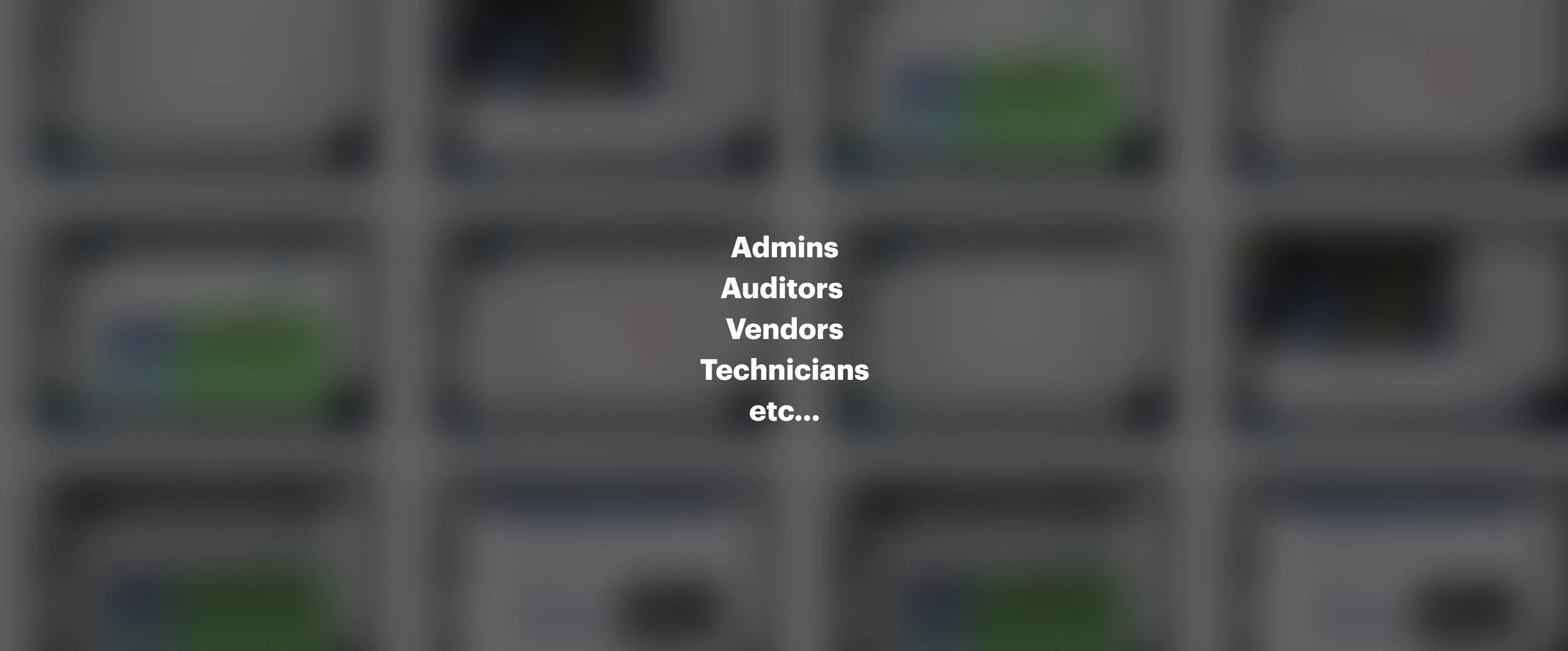 Glimpse internal dashboards for monitoring, evidence review, administration, and quality control