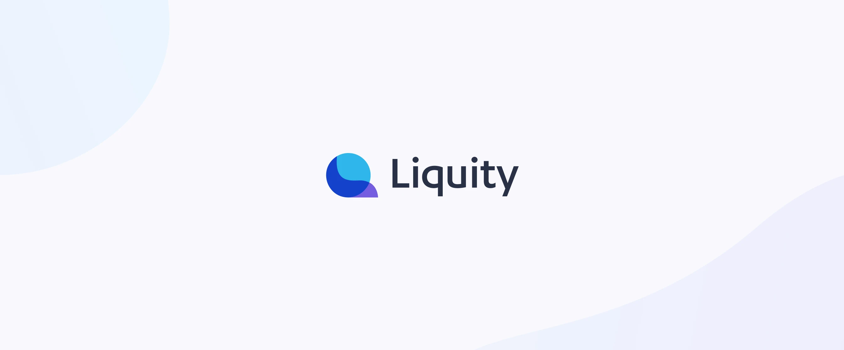 Liquity protocol welcome screen featuring minimalist design and clear call-to-action buttons